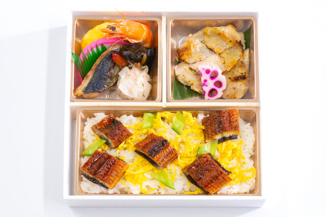 HARUの仕出し屋さん-うなぎちらしと鶏の西京焼き弁当