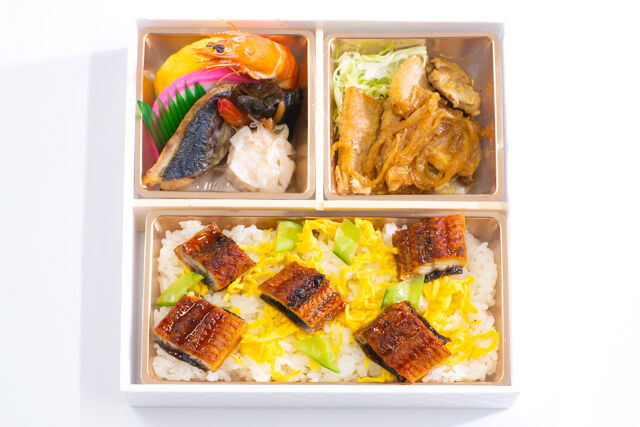 HARUの仕出し屋さん-うなぎちらしと豚生姜焼き弁当