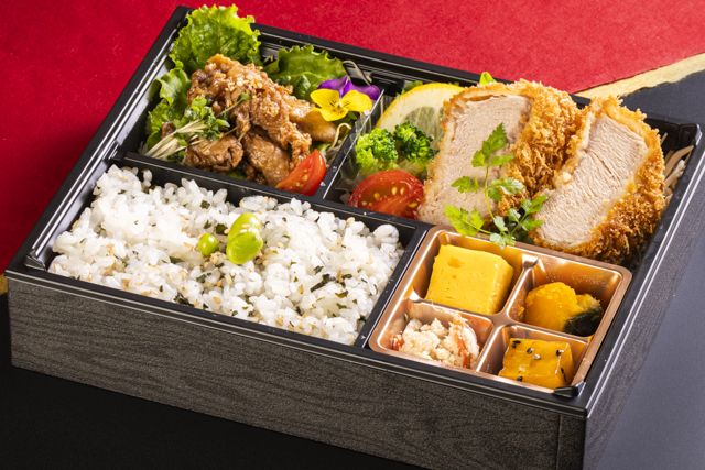 悠～手仕込みヒレカツと黒部名水ポーク～（わかめご飯）