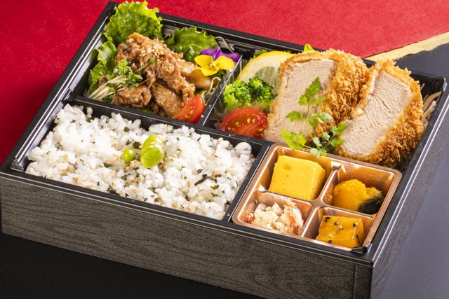 悠～手仕込みヒレカツと黒部名水ポーク～（わかめご飯）