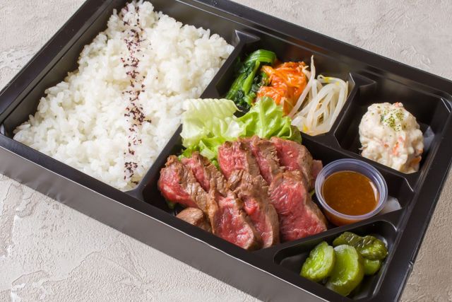 仕出し割烹みや-霧降高原牛らんいちステーキ御膳