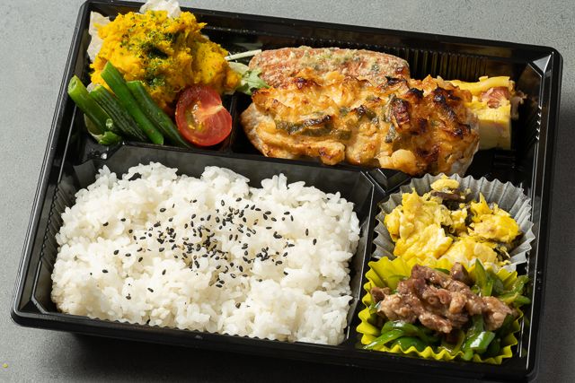 わやだ飯店-ホキのネギ味噌焼きの和彩弁当