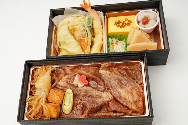 黒毛和牛懐石 せん心-黒毛和牛すき焼き重『彩（いろどり）』