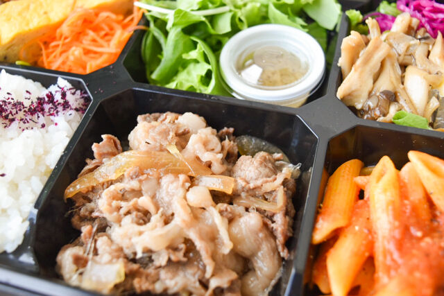 洋食東本-牛しぐれ煮弁当