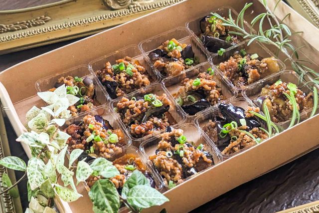 木木の釜座（オードブル）-麻婆茄子