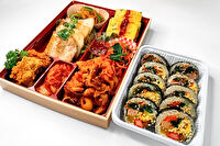 韓膳宅配-韓国風生姜焼き＆サムギョプサルキンパ弁当