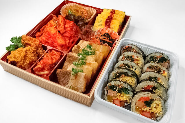 韓膳宅配-サムギョプサル＆タッカルビキンパ弁当