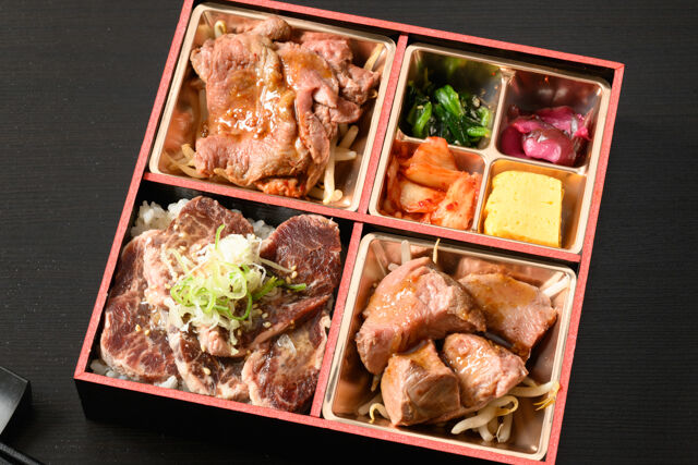 焼肉真田-2種サガリと牛ヒレの肉御膳