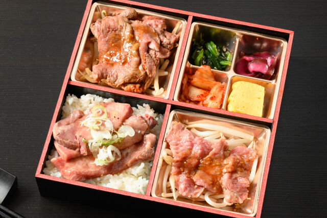 焼肉真田-牛タンの豪華3種肉御膳