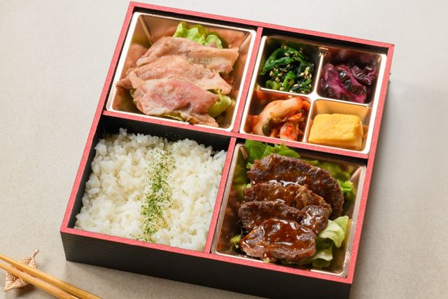 焼肉真田-牛カルビとサガリの焼肉御膳