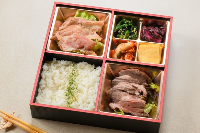 焼肉真田-牛ヒレとカルビの焼肉御膳