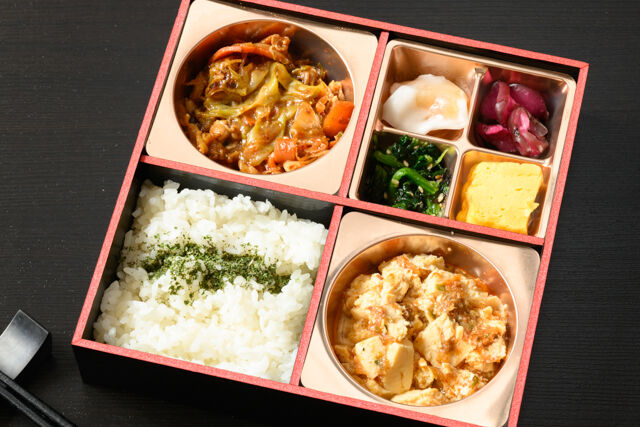 中華劉邦-麻婆豆腐と回鍋肉弁当