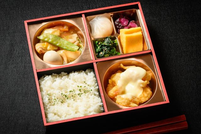 中華劉邦-エビマヨと八宝菜弁当