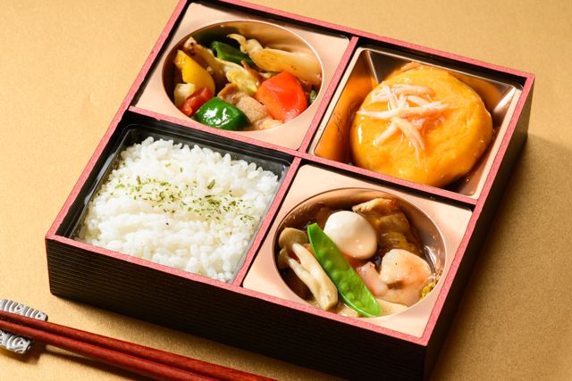 中華劉邦-八宝菜と回鍋肉弁当