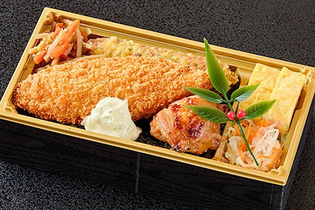 季節の魚と釜飯 魚信-とりの照り焼き海苔弁当