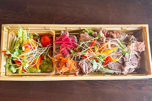 ビストロデリス-ビストロデリスの旨菜（うまさい）リブアイステーキ重