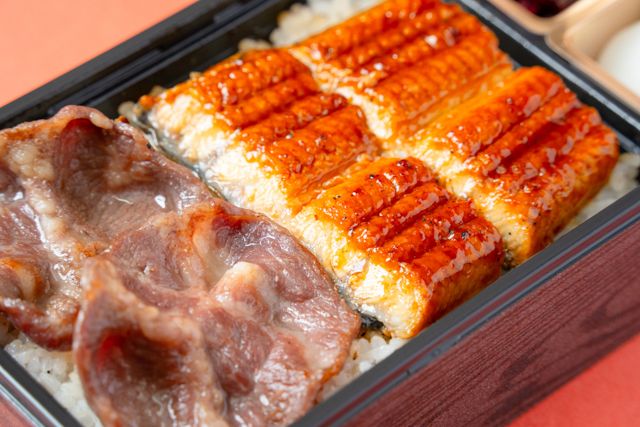 竈炊き 鰻治郎（埼玉店）-うなぎと牛タン重【吟】