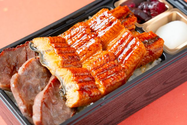 竈炊き 鰻治郎（埼玉店）-うなぎと厚切り牛タン重【匠】
