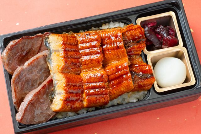 竈炊き 鰻治郎（埼玉店）-うなぎと厚切り牛タン重【匠】