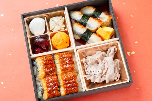 竈炊き 鰻治郎（埼玉店）-【ごちクル限定】うな重・うなぎ握り・豚しゃぶのトリプルメイン弁当