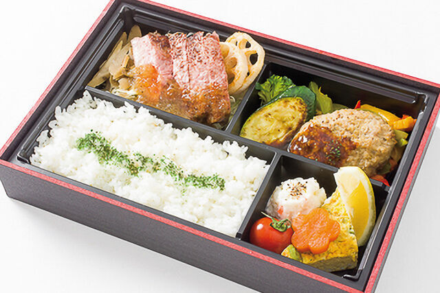 洋食レストラン 宇都宮（埼玉店）-ステーキとデミハンバーグ弁当