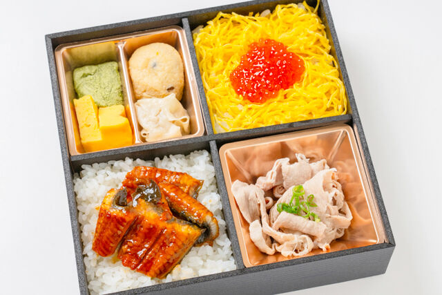 スタミナ満点問屋 うな蔵（千葉店）-鰻とイクラ重と豚しゃぶ弁当