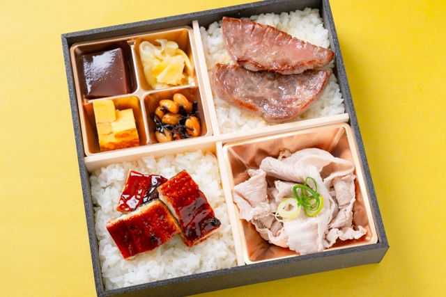 スタミナ満点問屋 うな蔵（千葉店）-鰻・厚切り牛たん・豚しゃぶのトリプルメイン弁当
