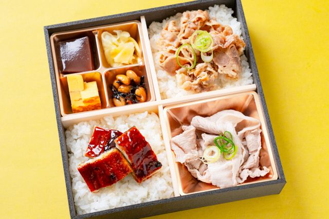 スタミナ満点問屋 うな蔵（埼玉店）-鰻・牛すき・豚しゃぶのトリプルメイン弁当