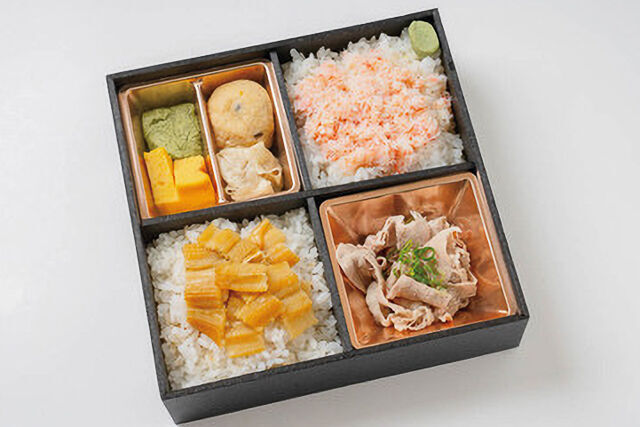 あなご処 みやじま家（埼玉店）-穴子とズワイ蟹重と豚しゃぶ弁当