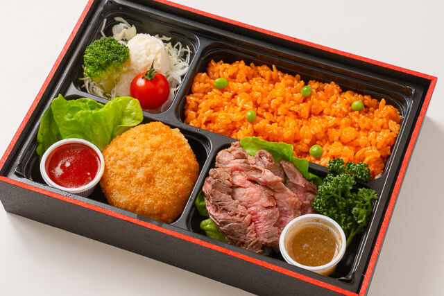 Rotisserie 多喜千（埼玉店）-特選ビフテキとクリームコロッケ with 特製ケチャップライス