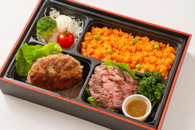 Rotisserie 多喜千（埼玉店）-特選ビフテキとハンバーグ with 特製ケチャップライス