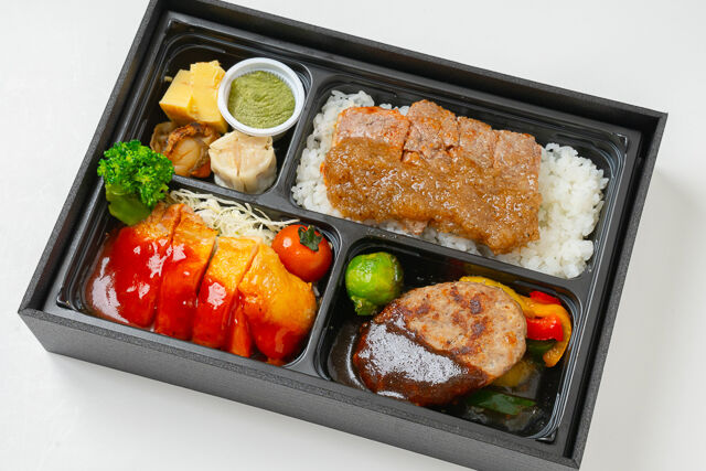 Chart Grill【チャートグリル】（千葉店）-MIXグリル弁当【ステーキ＆ハンバーグ＆チキン】