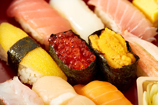 初代伝承 赤酢のシャリ 鮨むらさき（千葉店）-【熨斗対応可】北海七福にぎり