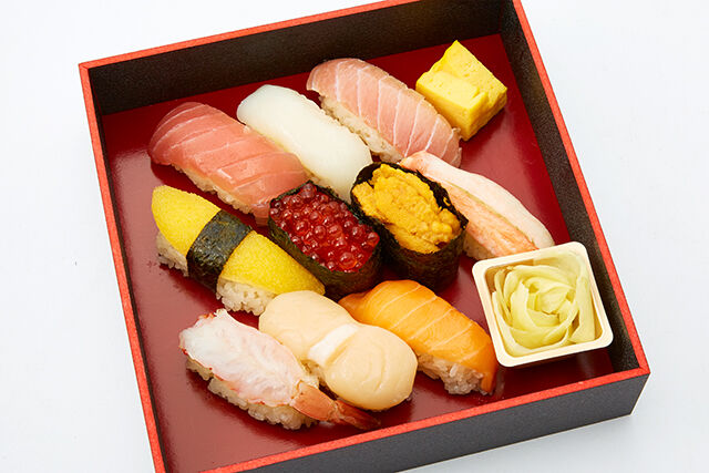 初代伝承 赤酢のシャリ 鮨むらさき（千葉店）-【熨斗対応可】北海七福にぎり