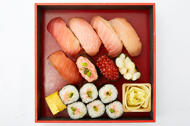 初代伝承 赤酢のシャリ 鮨むらさき（千葉店）-【熨斗対応可】まぐろづくし