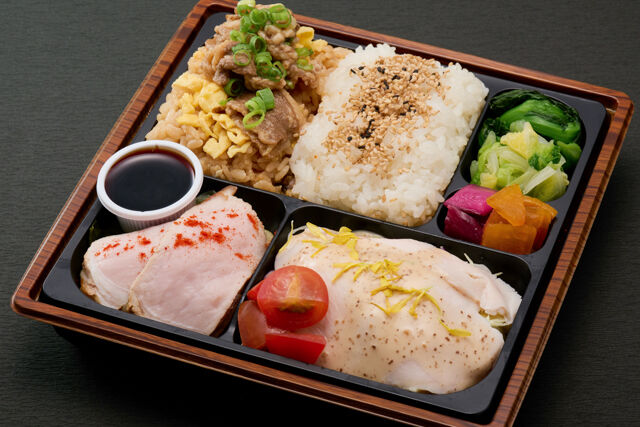 苑囿（広島店）-厳選ポークと牛焼肉弁当