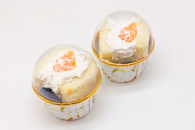 個包装フルーツサンド2個盛り