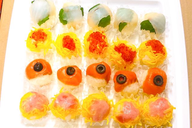 手毬ずしオードブル4種盛り