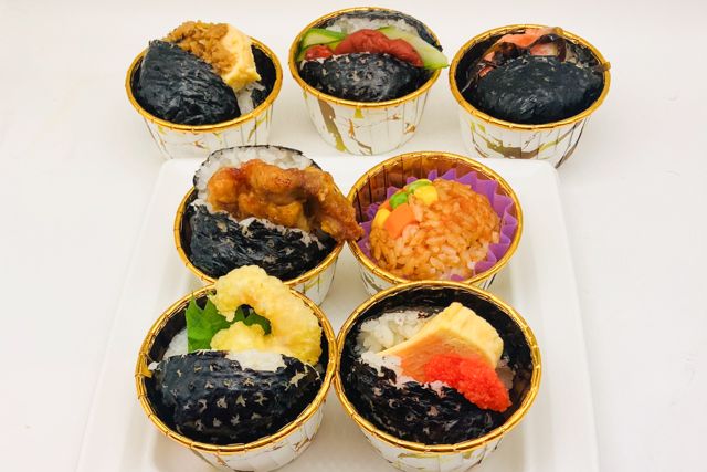 個包装手毬おにぎりオードブル4種盛り