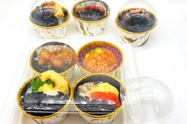 個包装手毬おにぎりオードブル4種盛り