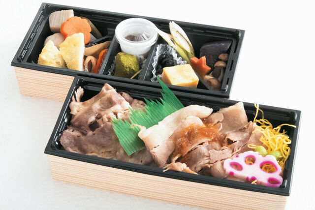 肉懐石 大かわ-牛焼きしゃぶと豚しゃぶ弁当