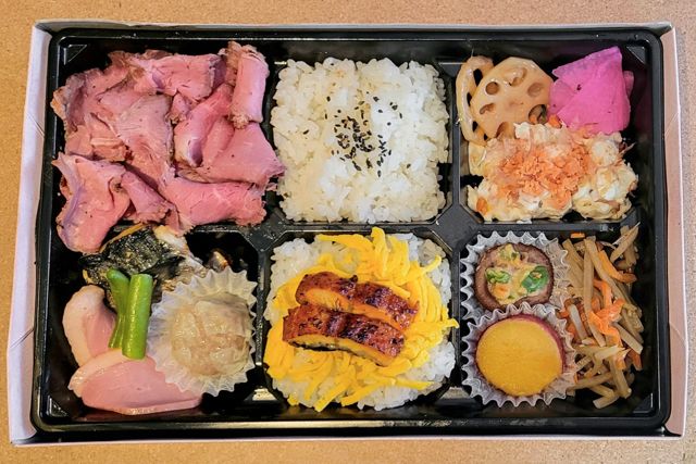 よこはま雅膳-よこはま雅膳（寿）和牛ローストビーフと鰻御飯