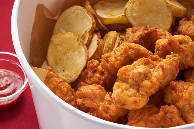 【温まる】フライドチキン＆ポテト