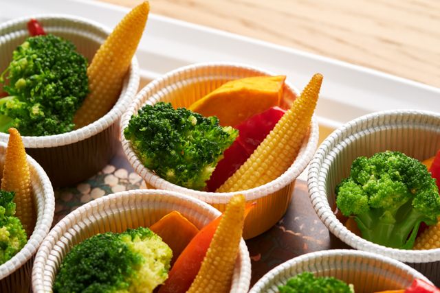 インドカレー屋さんの温野菜