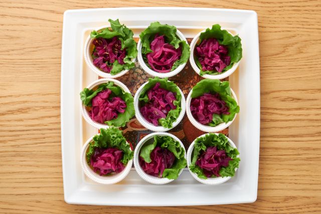 紫キャベツのアチャール