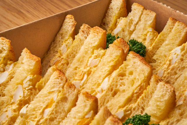 こだわりデニッシュのタマゴサンド