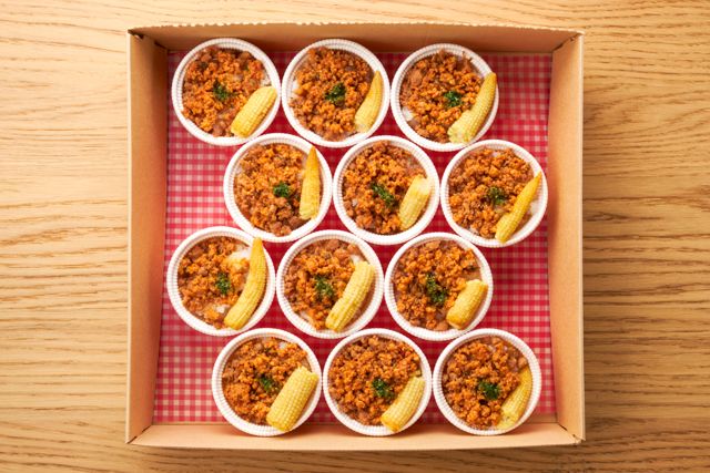 ドライトマトとオリーブの肉そぼろライスボウル