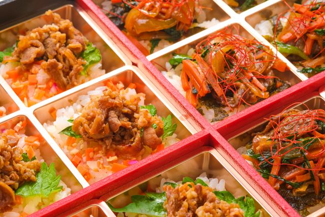 ごま油香る国産黒毛和牛のプルコギ丼＆国産牛しぐれ煮の彩りちらし