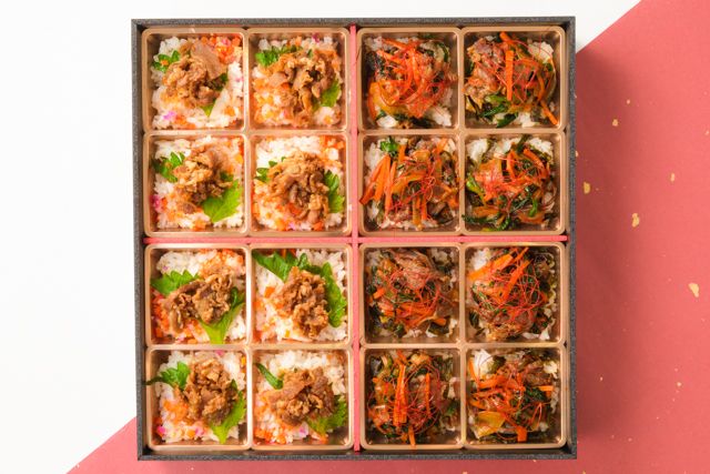 ごま油香る国産黒毛和牛のプルコギ丼＆国産牛しぐれ煮の彩りちらし