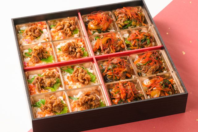 ごま油香る国産黒毛和牛のプルコギ丼＆国産牛しぐれ煮の彩りちらし